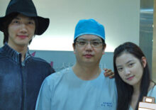 Kun-il and Lim Joo-eun, the main actors of the drama 'Soul', visited View Plastic Surgery Clinic.
